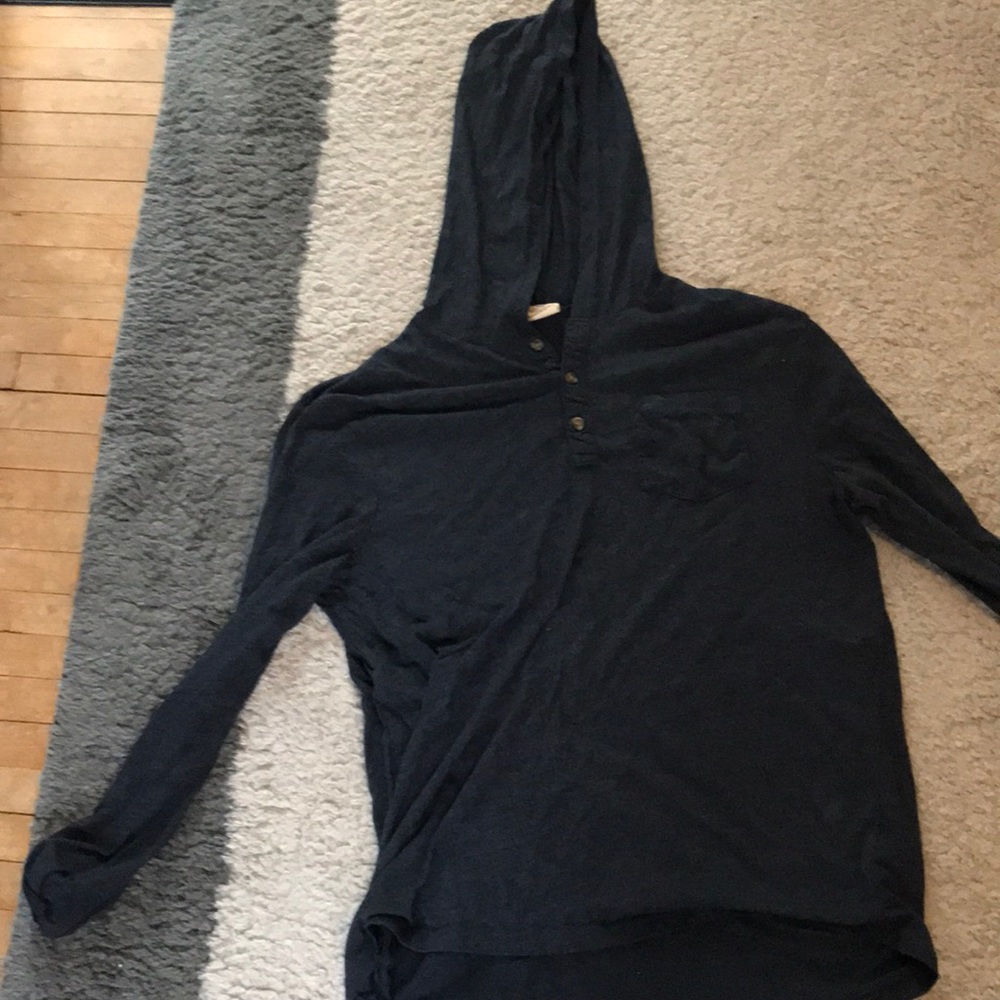 Long sleeved Hollister hoodie.